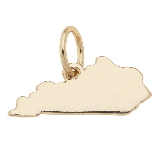 Kentucky Shaped State Charm