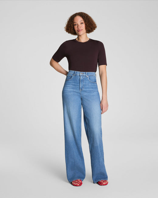 Spanx, Authentic Wide Leg Jeans