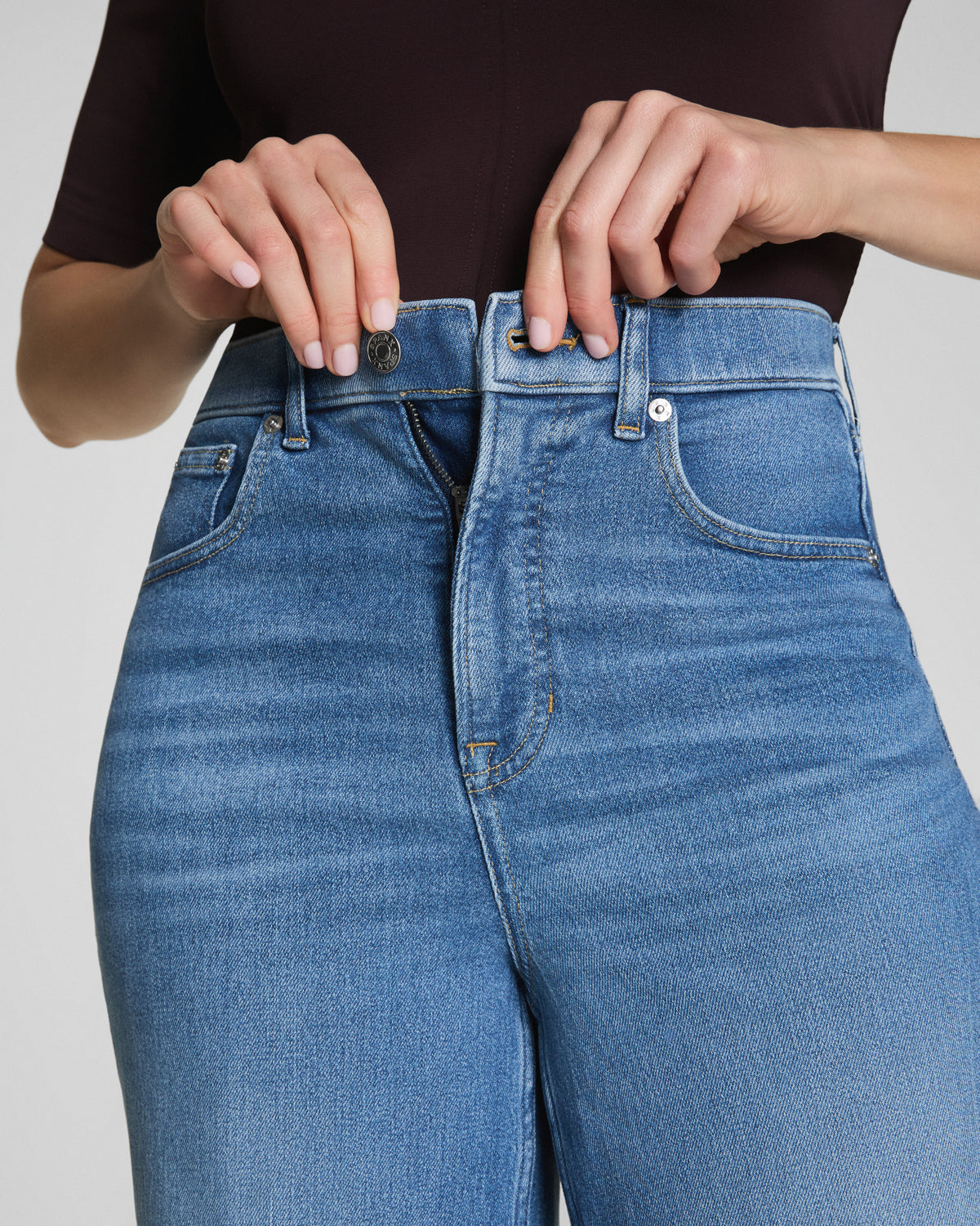Spanx, Authentic Wide Leg Jeans