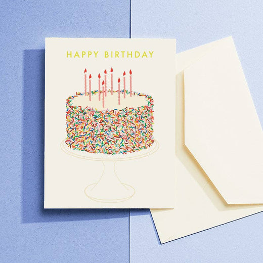 Sprinkle Cake Birthday Card
