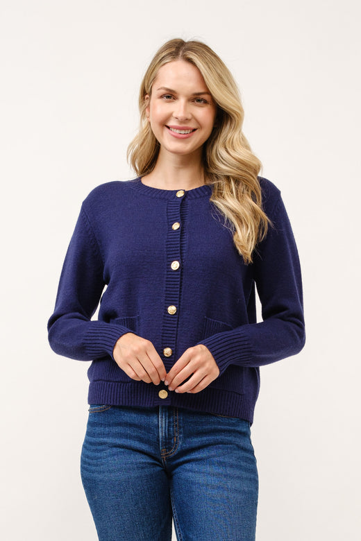 Gold Button Cardigan
