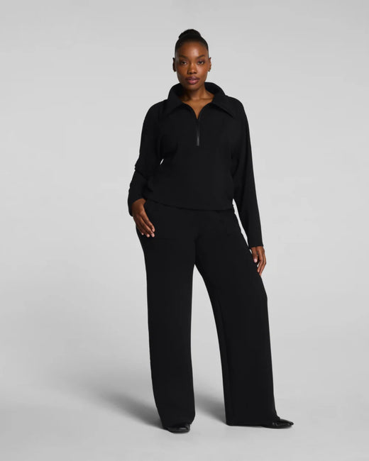 Spanx, Air Essentials French Ribbed  Wide Leg Pants