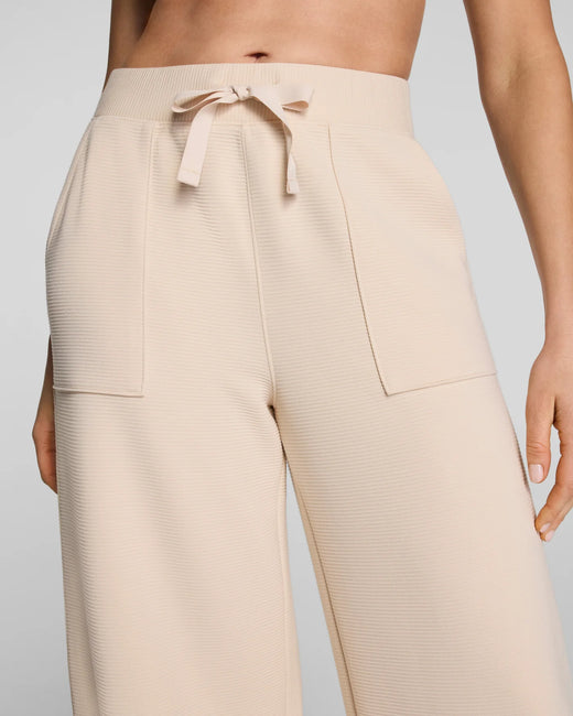 Spanx, Air Essentials French Ribbed  Wide Leg Pants