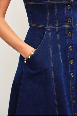 Corset Denim Sundress