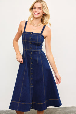 Corset Denim Sundress