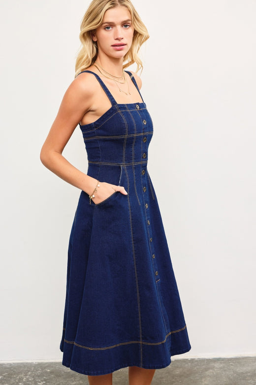 Corset Denim Sundress