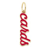 Louisville Cardinals Enamel Script Charm