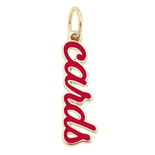Louisville Cardinals Enamel Script Charm