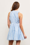 Ruffle Edge Sleeveless Dress