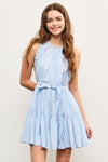 Ruffle Edge Sleeveless Dress