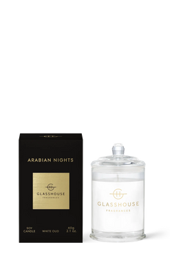 2.1 oz, ARABIAN NIGHT Glasshouse Candle