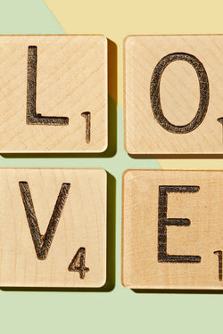 Love Scrabble Tiles | Set of 4 Coasters