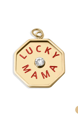 Lucky Mama Charm, 18K Gold PVD Stainless Steel