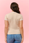 Color Contrast Knit Top