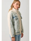 Denim Mixed Sherpa Jacket