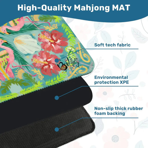 Summer Flamingo Mahjong Mat