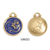 Zodiac Charm - 18K Gold PVD Epoxy