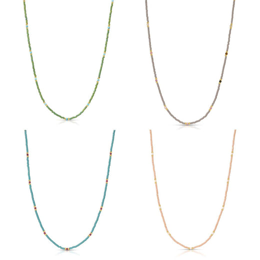 Miyuki Delica Stone Necklace