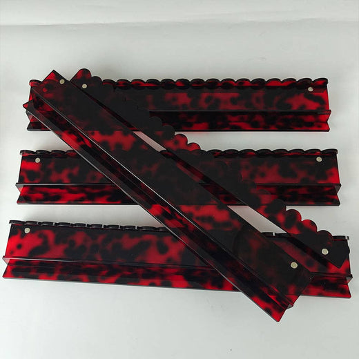 20" Acrylic Tile Racks & Pushers (Set of 4)