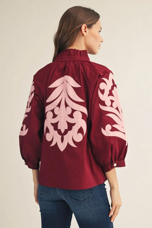 Baroque Applique Top