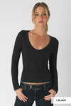 Nikibiki Deep V Neck  Top