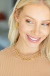 Oval Statement Link Chain Necklace