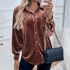 Velvet Cardigan Top