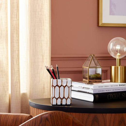 Square Design Pen Holder