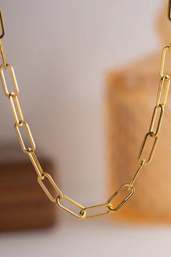 Chunky 16" Paperclip Necklace