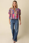 Naomi Floral Puff Sleeve Blouse