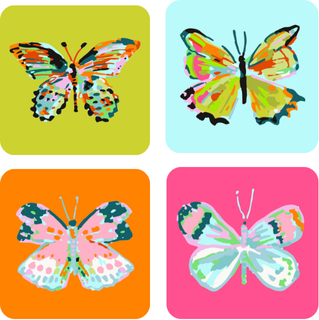 Summerfly Coasters Set of 4