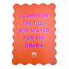 Mahjong Scalloped Shuffle Card