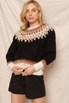 Fair Isle Knit Sweater