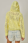 Crochet Lace Hoodie Jacket