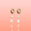 Paloma Shell + Jade Dangles
