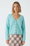 Button up V neck cardigan