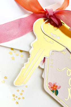 Birthday Key Tag Card