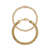 18K GP Herringbone Chain Bracelet