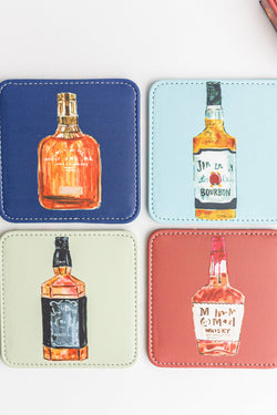 Bourbon Trail Coasters Set of 4