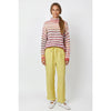 Mock Neck Striped Sweater