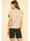 Sweater Vest with Shirring Detail