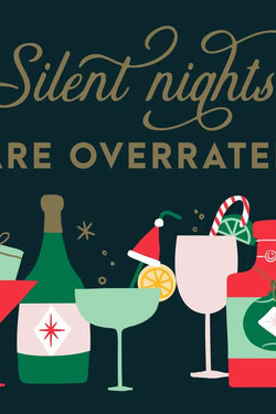 Funny Christmas Napkins | Silent Nights Are Overrated