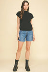 Sweater Vest with Shirring Detail