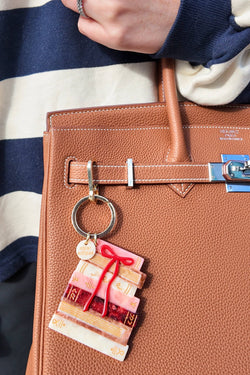 Bookstack Bag Keychain