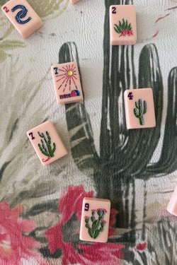 Rochelle Stayed an Extra Week at the Dude Ranch  Mahjong Mat