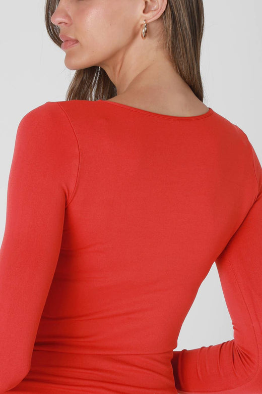 Nikibiki Long Sleeve Crew Neck Top