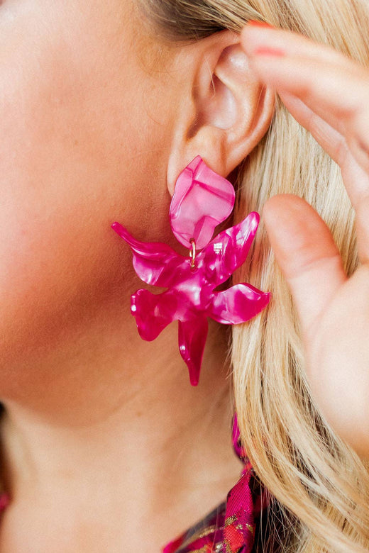 Linny Co Flora Statement Earrings