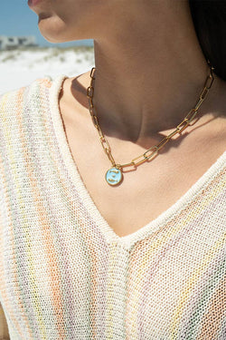 Zodiac Charm - 18K Gold PVD Epoxy