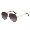 Large Lens Aviator Sunglasses