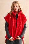 Teddy Fabric Vest Jacket